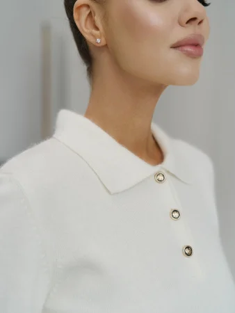 Купить Поло Eclat цвет белый в фирменном магазине спортивной одежды Brillante.by