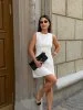 Купить Платье-мини А-силуэта MONACO цвет белый в фирменном магазине спортивной одежды Brillante.by