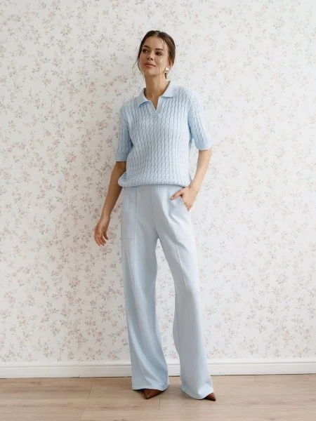 Брюки цв.голубой - в фирменном магазине спортивной одежды Brillante.by