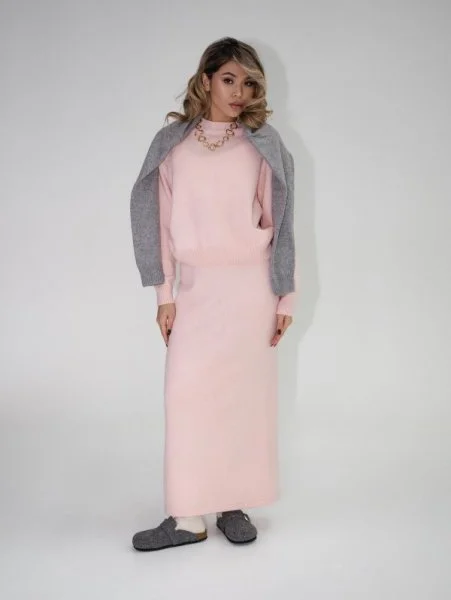 Костюм ангоровый "Алло Галочка" цвет персиков-Розовый - в фирменном магазине спортивной одежды Brillante.by