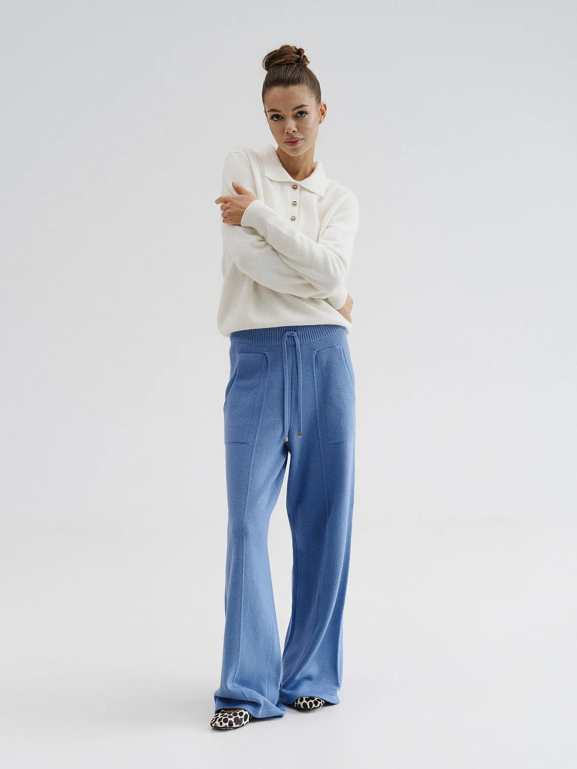 Брюки  Eclat цвет ледяной голубой