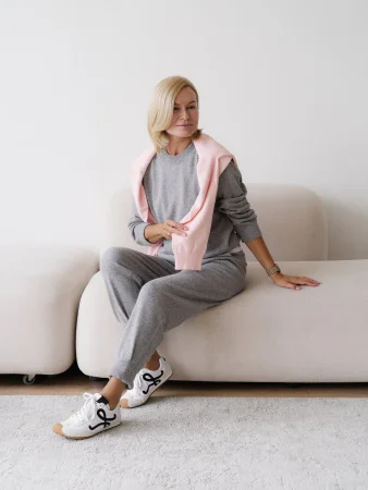 Купить Костюм из ангоровой шерсти цвет СЕРЫЙ в фирменном магазине спортивной одежды Brillante.by