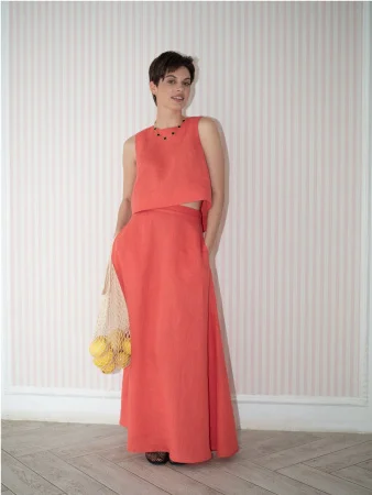 Купить Юбка цвет коралл в фирменном магазине спортивной одежды Brillante.by