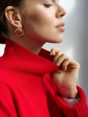 Купить Свитер из ангоровой шерсти цвет Красный в фирменном магазине спортивной одежды Brillante.by