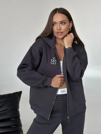 Купить Костюм на молнии цвет ГРАФИТ BS в фирменном магазине спортивной одежды Brillante.by