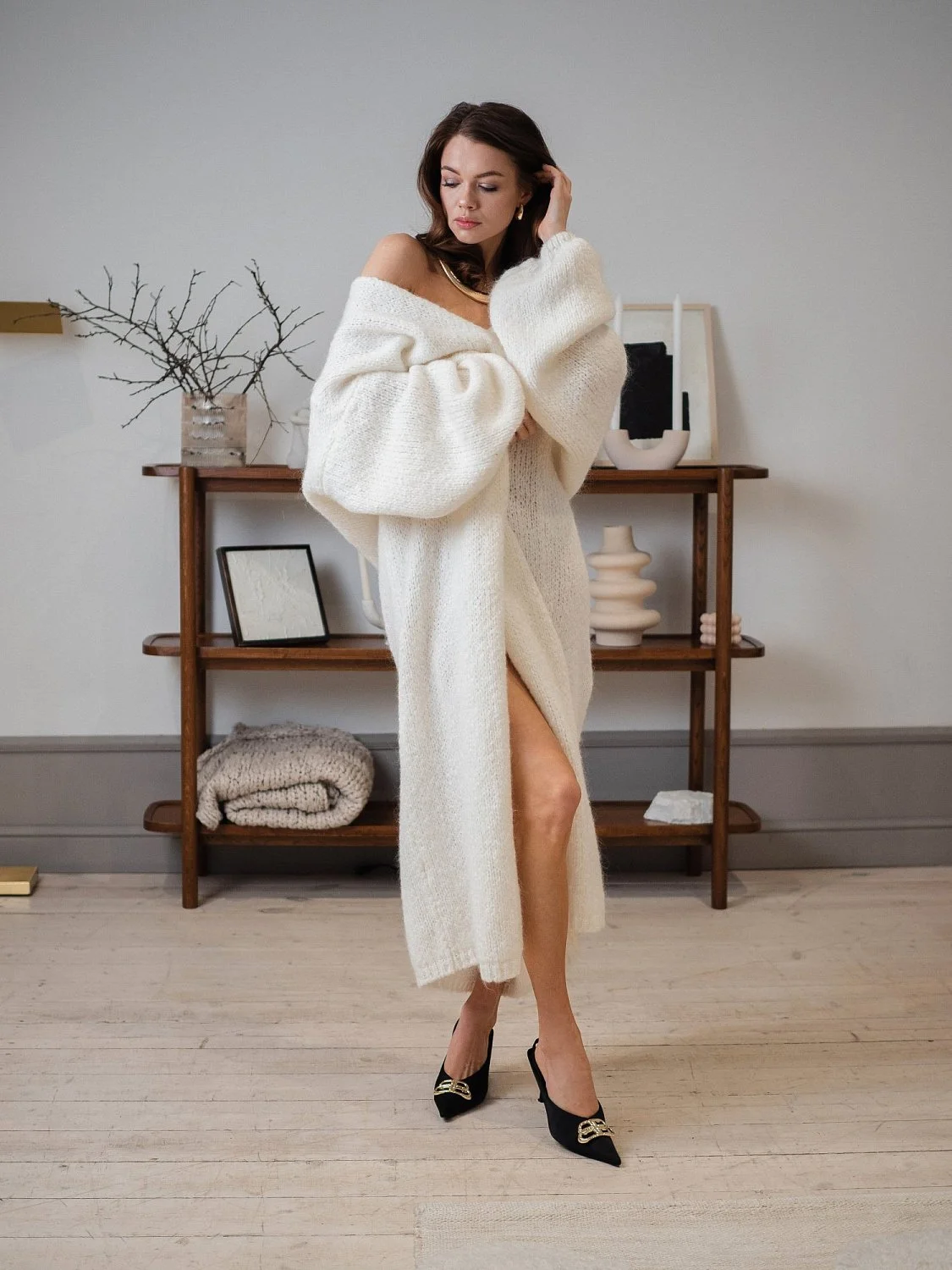 Кардиган цвет Молочный