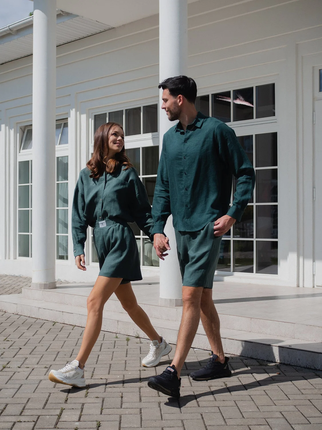 Костюм рубашка с шортами цвет Изумруд  (можно купить отдельно)