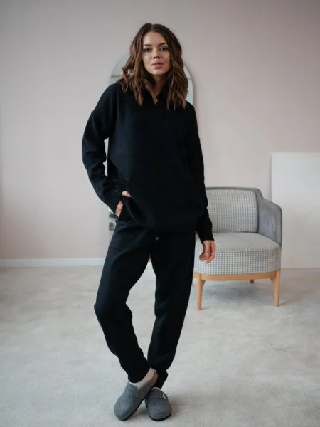 Костюм Therm цвет ЧЕРНЫЙ (двойная вязка) - в фирменном магазине спортивной одежды Brillante.by