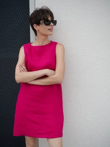 Платье футляр цвет Фуксия - в фирменном магазине спортивной одежды Brillante.by