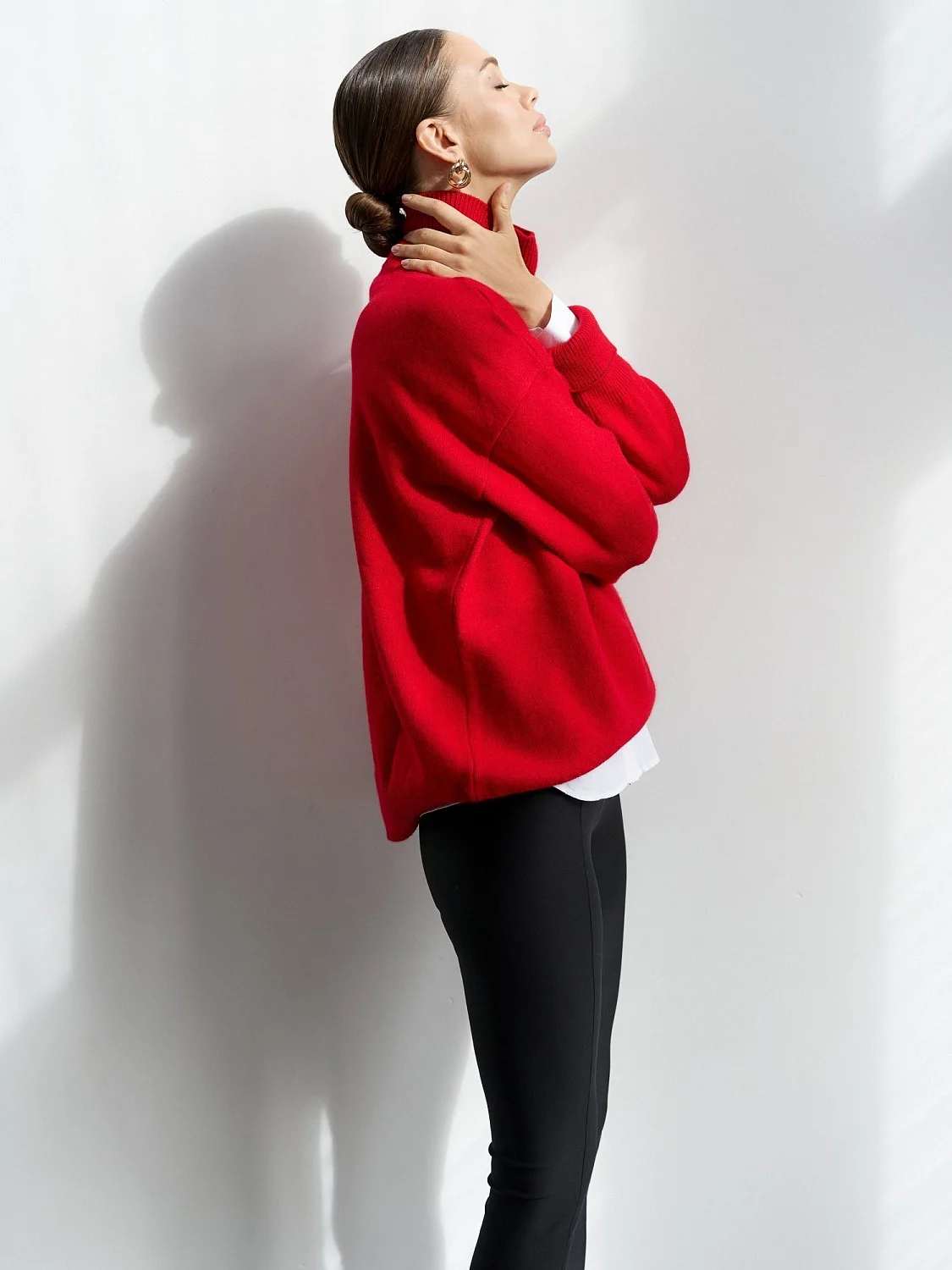 Свитер из ангоровой шерсти цвет Красный