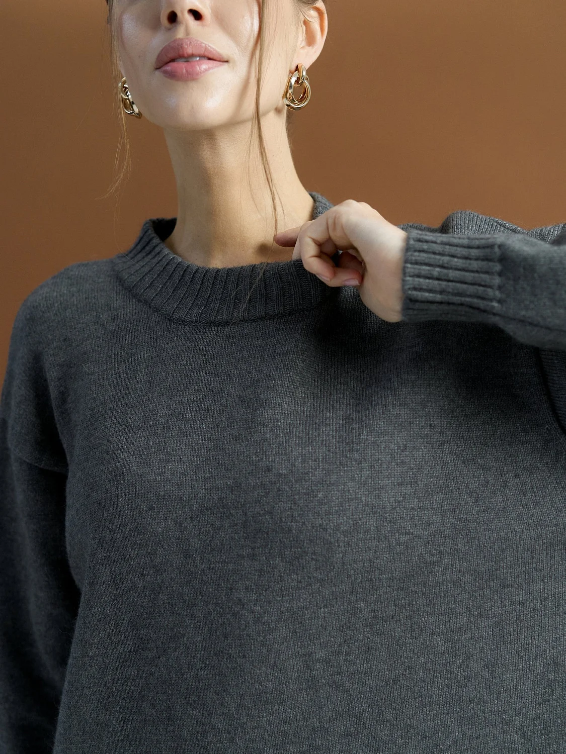 Платье ангоровое цвет Графит