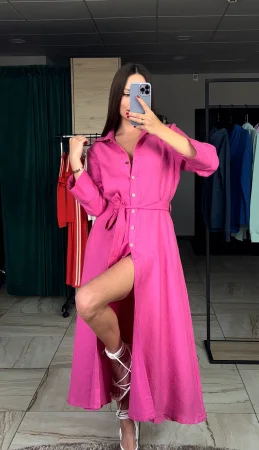 Купить Платье халат цвет Фуксия в фирменном магазине спортивной одежды Brillante.by