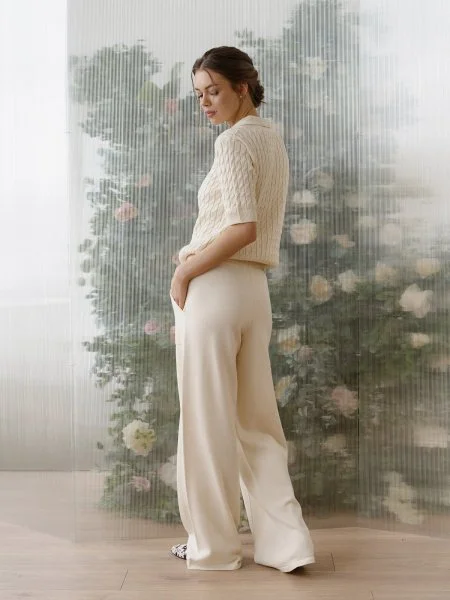 Брюки цв.сливочный - в фирменном магазине спортивной одежды Brillante.by