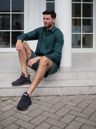 Купить Костюм рубашка с шортами цвет Изумруд  (можно купить отдельно) в фирменном магазине спортивной одежды Brillante.by