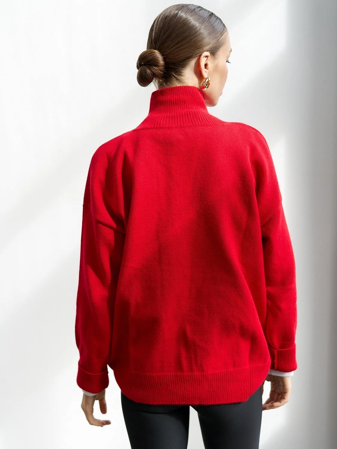 Свитер из ангоровой шерсти цвет Красный