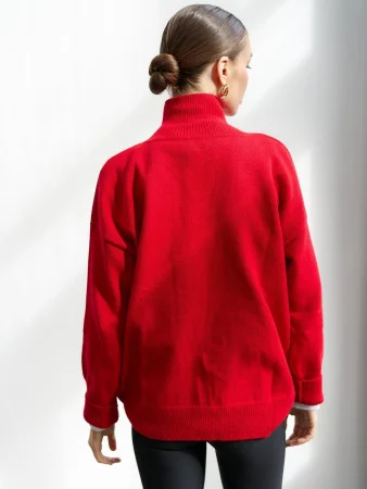 Купить Свитер из ангоровой шерсти цвет Красный в фирменном магазине спортивной одежды Brillante.by