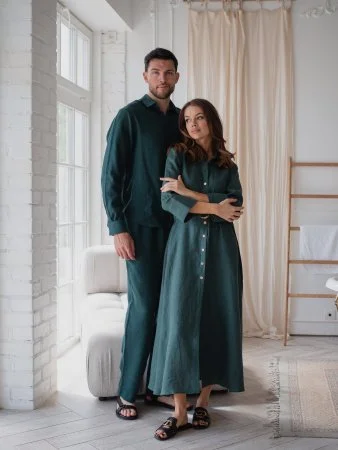 Купить Костюм рубашка, брюки цвет Изумруд  (можно купить отдельно) в фирменном магазине спортивной одежды Brillante.by