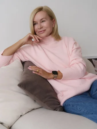 Купить Свитер из ангоровой шерсти цвет персиково-розовый в фирменном магазине спортивной одежды Brillante.by