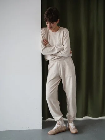 Купить Костюм из ангоровой шерсти цвет БЕЖЕВЫЙ МЕЛАНЖ в фирменном магазине спортивной одежды Brillante.by