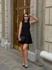 Купить Платье-мини А-силуэта MONACO цвет чёрный в фирменном магазине спортивной одежды Brillante.by