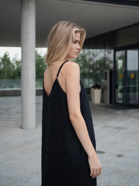 Платье комбинация цвет Чёрный - в фирменном магазине спортивной одежды Brillante.by