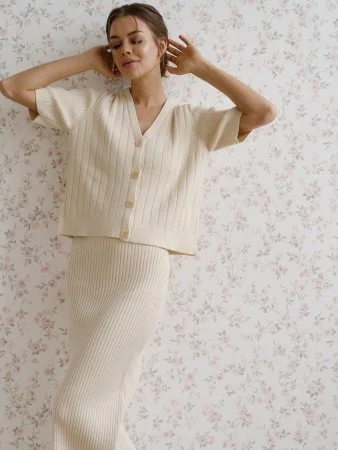 Купить Кардиган цв.сливочный в фирменном магазине спортивной одежды Brillante.by