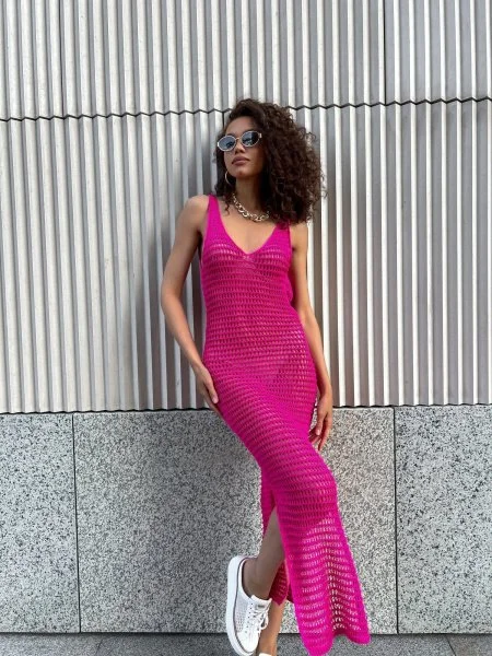 Туника пляжная цвет Неон Пинк - в фирменном магазине спортивной одежды Brillante.by