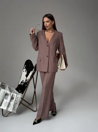 Купить Жакет без воротника цвет Сливочное какао в фирменном магазине спортивной одежды Brillante.by