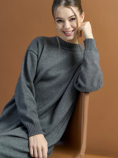 Платье ангоровое цвет Графит - в фирменном магазине спортивной одежды Brillante.by