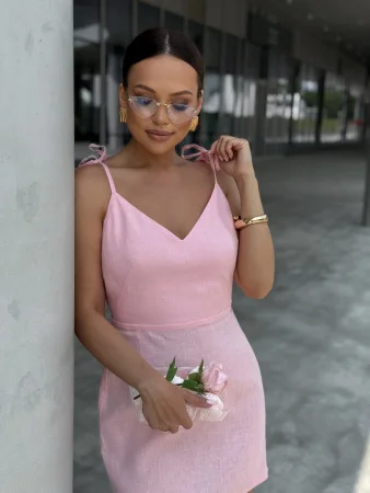 Купить Платье Petra с открытой спиной цв.розовый в фирменном магазине спортивной одежды Brillante.by