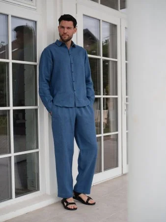 Купить Костюм рубашка, брюки цвет Синий  (можно купить отдельно) в фирменном магазине спортивной одежды Brillante.by