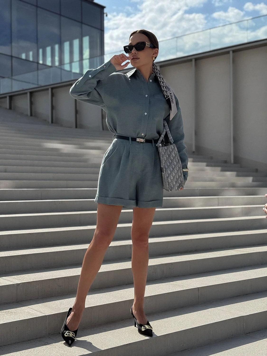 Рубашка Dolce Vita цвет зеленый