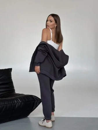 Купить Костюм на молнии цвет ГРАФИТ BS в фирменном магазине спортивной одежды Brillante.by