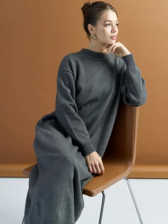 Купить Платье ангоровое цвет Графит в фирменном магазине спортивной одежды Brillante.by