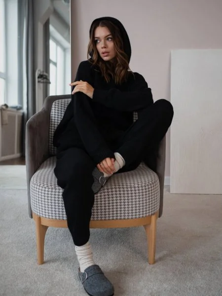 Костюм Therm цвет ЧЕРНЫЙ (двойная вязка) - в фирменном магазине спортивной одежды Brillante.by