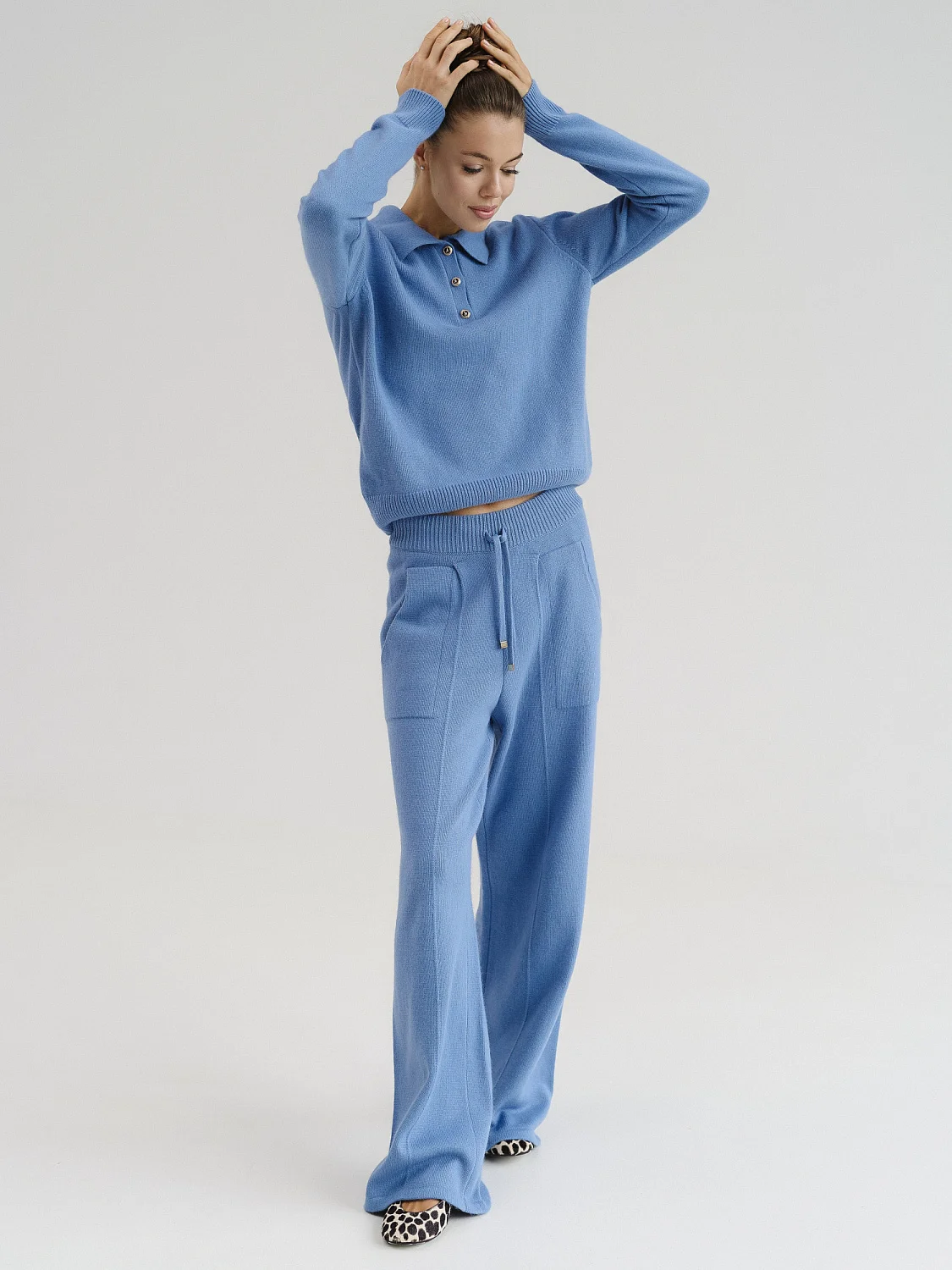 Поло Eclat цвет ледяной голубой