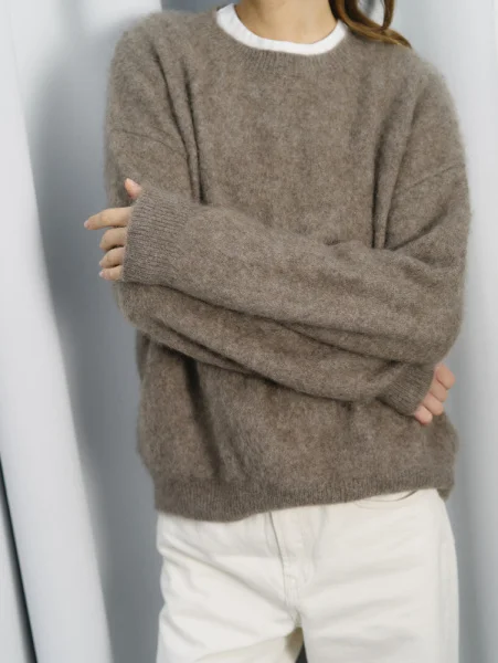 Свитер кашемировый цв. Бежево-коричневый - в фирменном магазине спортивной одежды Brillante.by