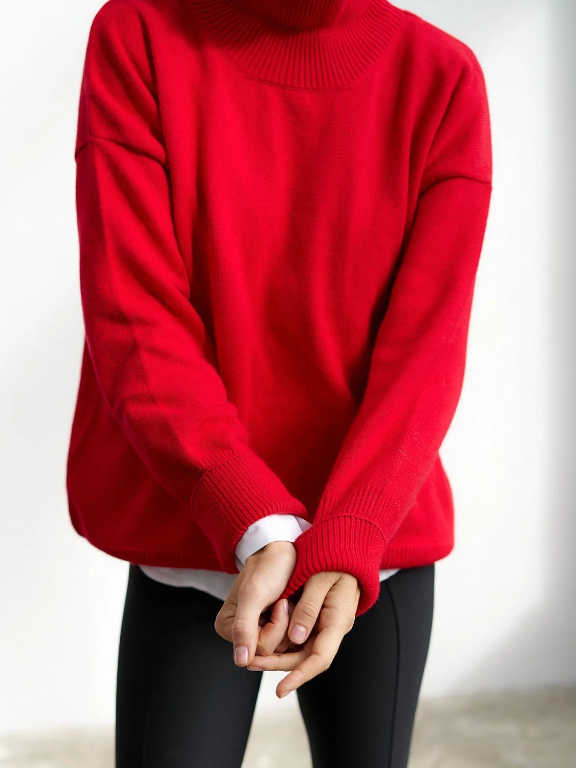 Свитер из ангоровой шерсти цвет Красный