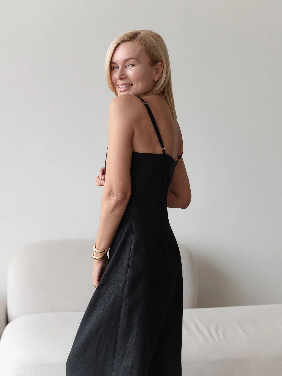 Комбинезон брючный цвет черный