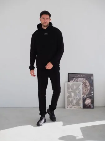 Купить Костюм утеплённый с флисовым подкладом цвет ЧЕРНЫЙ в фирменном магазине спортивной одежды Brillante.by