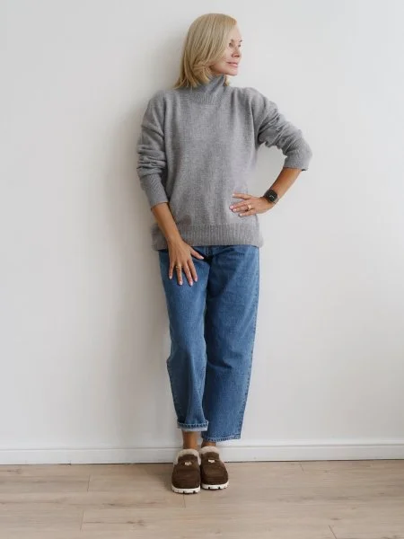 Свитер из ангоровой шерсти цвет Серый - в фирменном магазине спортивной одежды Brillante.by