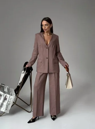 Купить Жакет без воротника цвет Сливочное какао в фирменном магазине спортивной одежды Brillante.by