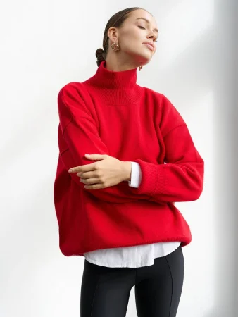 Купить Свитер из ангоровой шерсти цвет Красный в фирменном магазине спортивной одежды Brillante.by