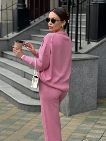 Купить Костюм вязаный трикотажный цвет АНЕМОН в фирменном магазине спортивной одежды Brillante.by