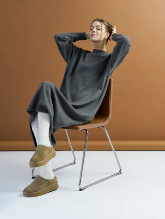 Купить Платье ангоровое цвет Графит в фирменном магазине спортивной одежды Brillante.by