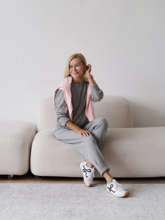 Купить Костюм из ангоровой шерсти цвет СЕРЫЙ в фирменном магазине спортивной одежды Brillante.by