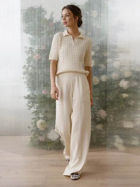 Брюки цв.сливочный - в фирменном магазине спортивной одежды Brillante.by