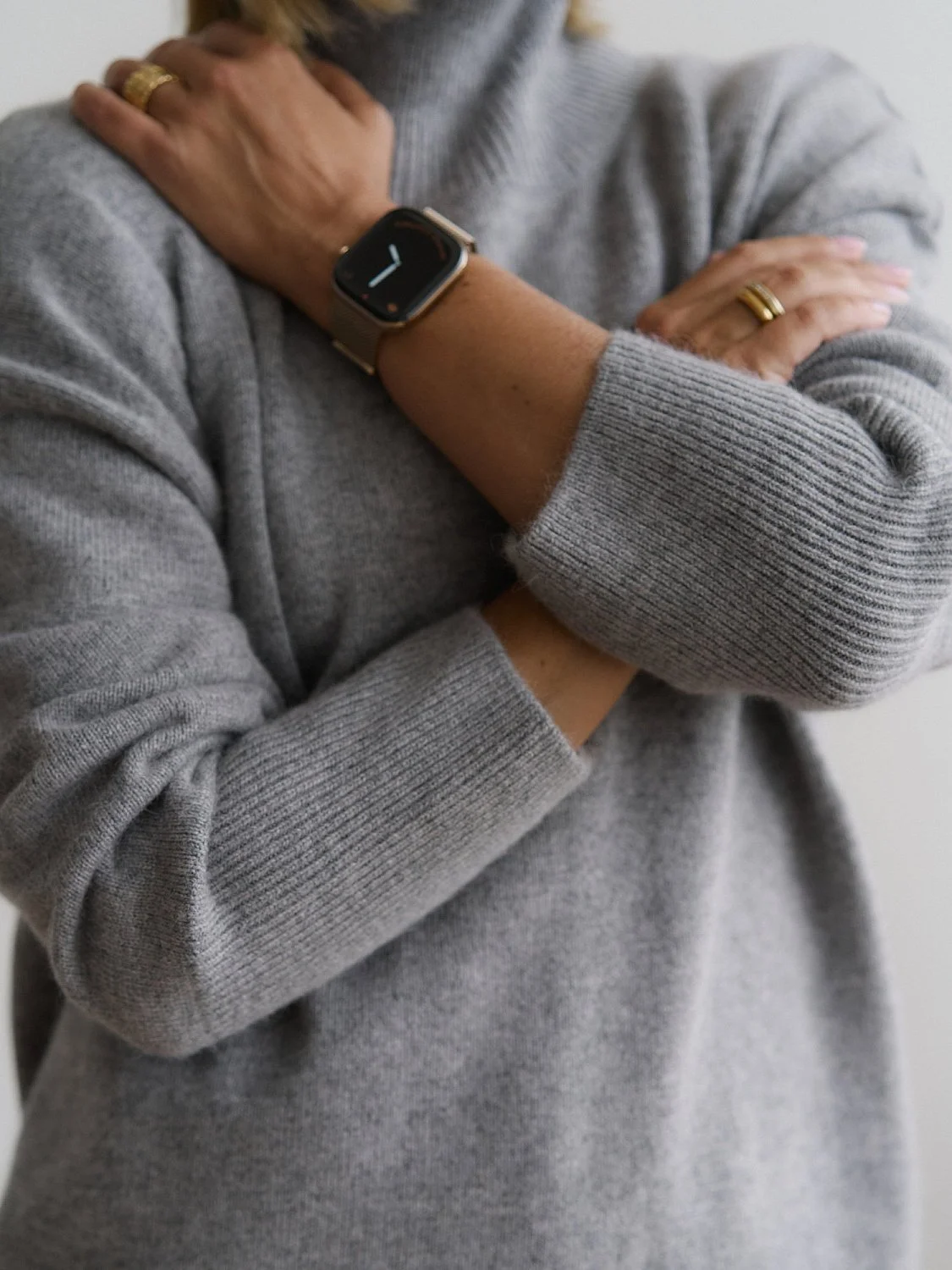 Свитер из ангоровой шерсти цвет Серый