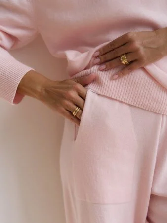 Купить Костюм из шерсти ангоры цвет ПЕРСИКОВО-РОЗОВЫЙ в фирменном магазине спортивной одежды Brillante.by