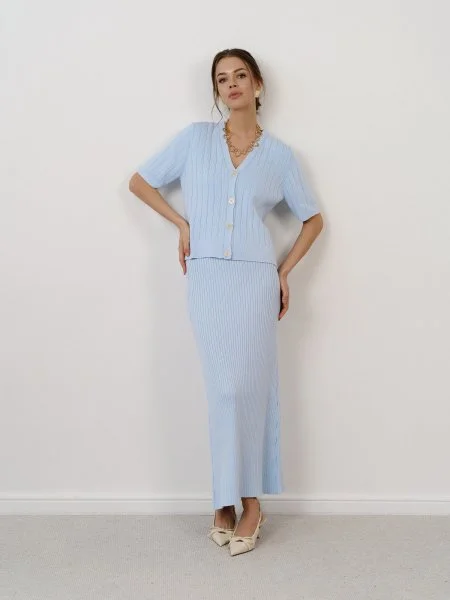 Кардиган цв.голубой - в фирменном магазине спортивной одежды Brillante.by